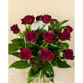 Bouquet of 13 Red Roses